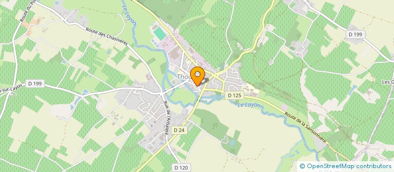 localisation de l'entreprise SCI ST CHARLES  BELLEVIGNE-EN-LAYON