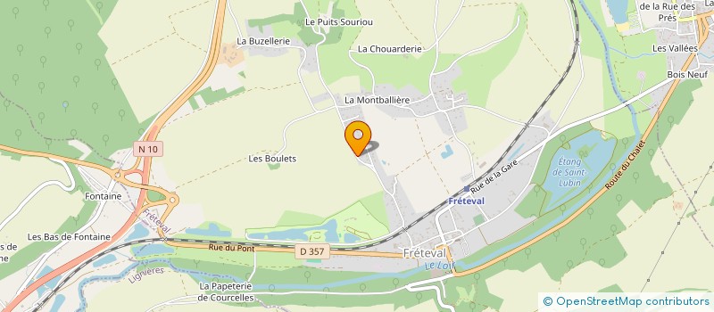 localisation de l'entreprise SCI ST CLAR à FRETEVAL