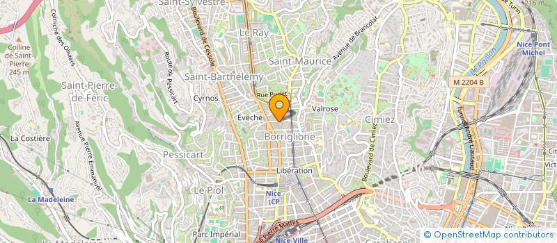 localisation de l'entreprise SCI ST CRISTOPHE à NICE