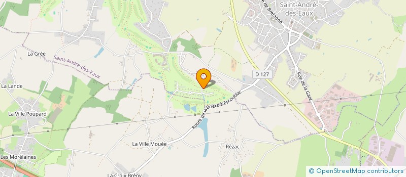 localisation de l'entreprise SCI ST DENAC  SAINT-ANDRE-DES-EAUX