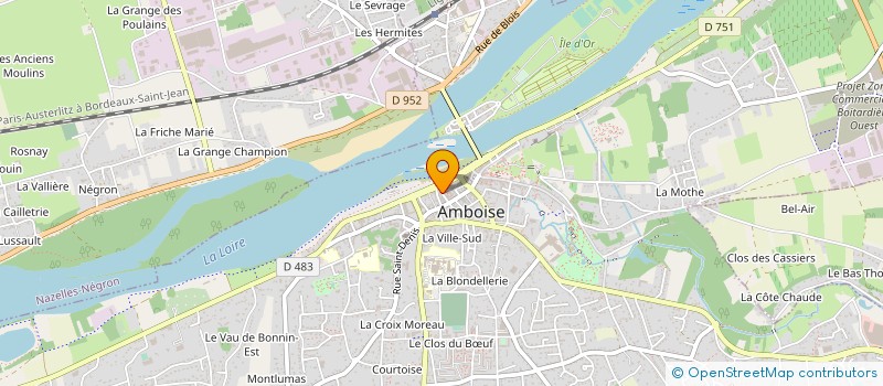localisation de l'entreprise SCI ST DENIS à AMBOISE
