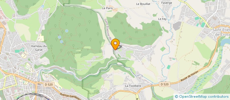 localisation de l'entreprise SCI ST DENIS  SAINT-ETIENNE-DE-CROSSEY