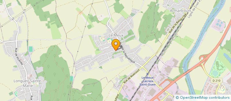 localisation de l'entreprise SCI ST DIZIER JAURES  LE MEUX