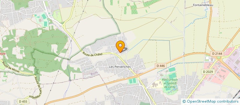 localisation de l'entreprise SCI ST DON  RIOM