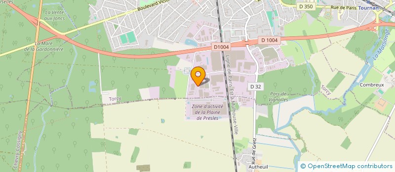 localisation de l'entreprise SCI ST ELOI à GRETZ-ARMAINVILLIERS