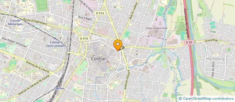 localisation de l'entreprise SCI ST ELOI IBIS  COLMAR