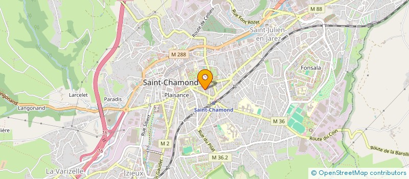 localisation de l'entreprise SCI ST-ENNEMOND  SAINT-CHAMOND