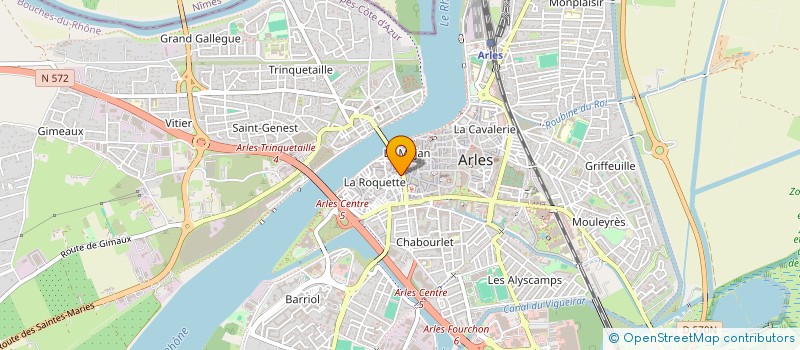 localisation de l'entreprise SCI ST ESTEVE  ARLES