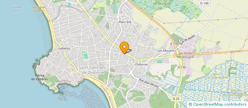 localisation de l'entreprise SCI ST EUTROPE  SAINT-GEORGES-DE-DIDONNE