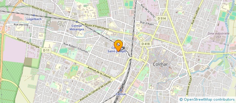 localisation de l'entreprise SCI ST EXPEDIT  COLMAR