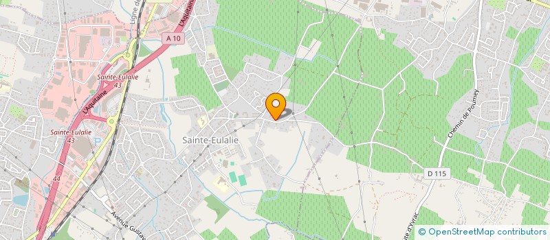 localisation de l'entreprise SCI ST EXUPERE à SAINTE-EULALIE