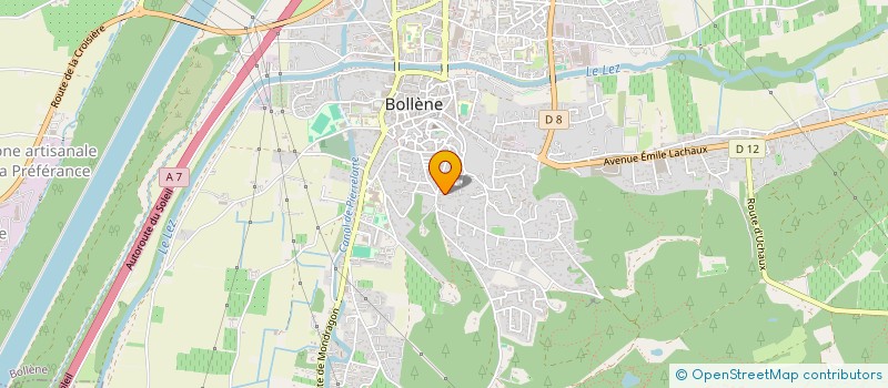 localisation de l'entreprise SCI ST EXUPERY  BOLLENE