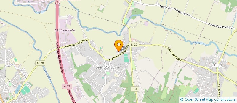 localisation de l'entreprise SCI ST EXUPERY  SAINT-SAUVEUR