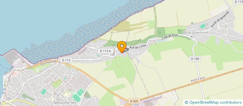 localisation de l'entreprise SCI ST EXUPERY A.V  DIEPPE