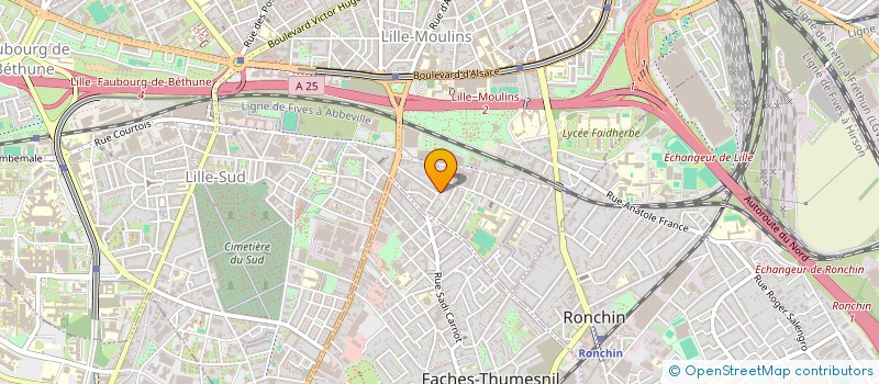 localisation de l'entreprise SCI ST EXUPERY II à LILLE