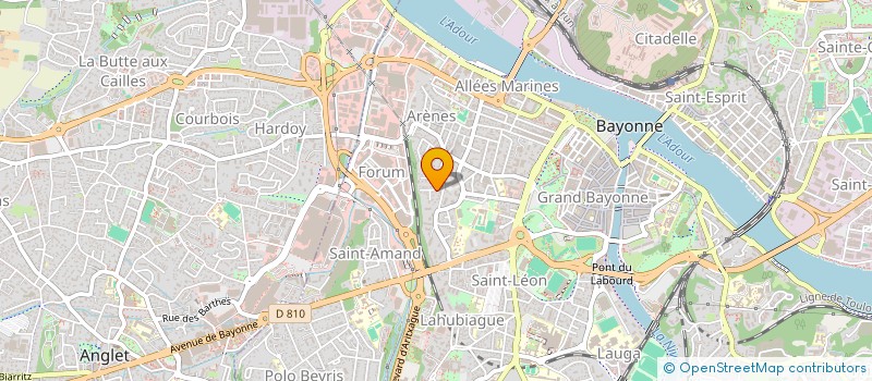 localisation de l'entreprise SCI ST FELIX à BAYONNE