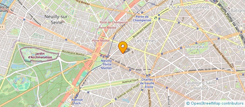 localisation de l'entreprise SCI ST FERDINAND ETOILE à PARIS