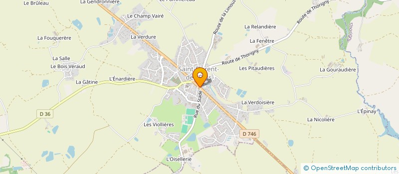 localisation de l'entreprise SCI ST FLORENT BOCAGE  RIVES DE L'YON