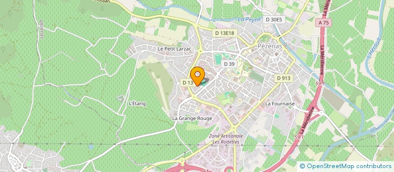 localisation de l'entreprise SCI ST FRANCOIS  PEZENAS