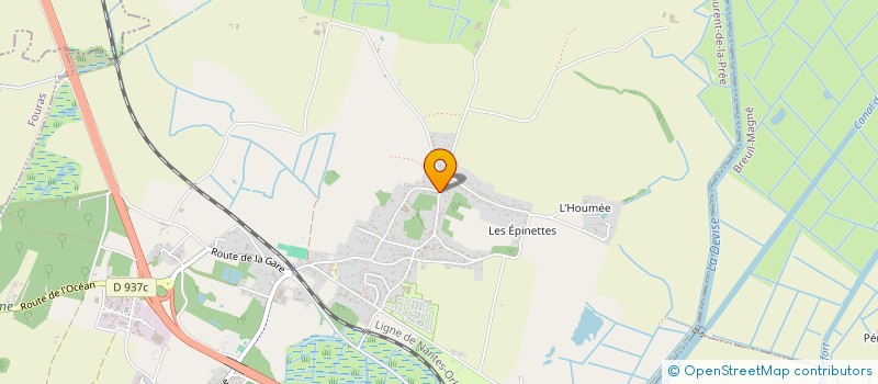 localisation de l'entreprise SCI ST FRANCOIS  SAINT-LAURENT-DE-LA-PREE