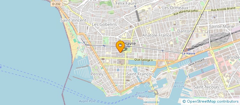 localisation de l'entreprise SCI ST FRANCOIS INVESTISSEMENT à LE HAVRE