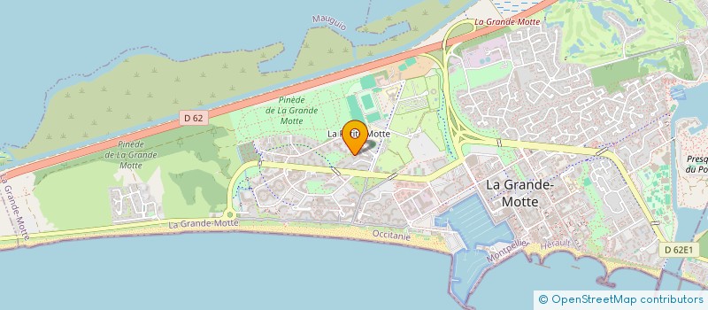 localisation de l'entreprise SCI ST FRANCOIS VINCENT  LA GRANDE-MOTTE