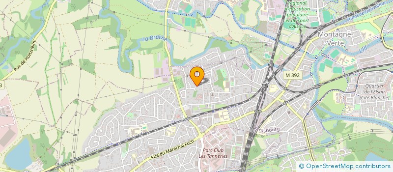 localisation de l'entreprise SCI ST-GALL  LINGOLSHEIM