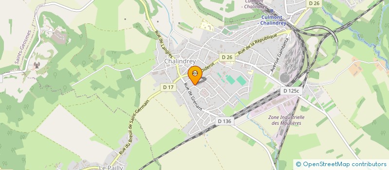 localisation de l'entreprise SCI ST GENGOULT à CHALINDREY