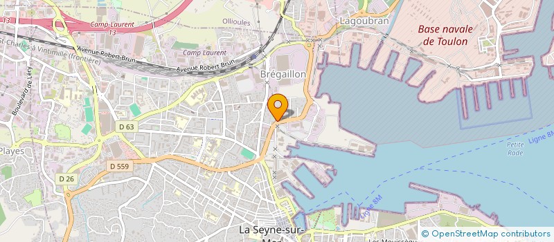 localisation de l'entreprise SCI ST GEORGES à LA SEYNE-SUR-MER