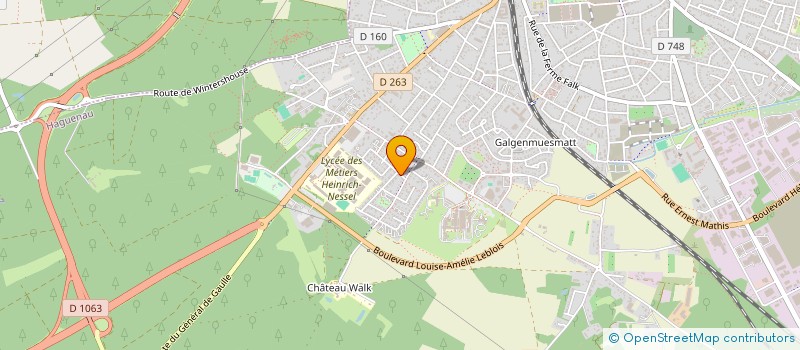 localisation de l'entreprise SCI ST GEORGES  HAGUENAU