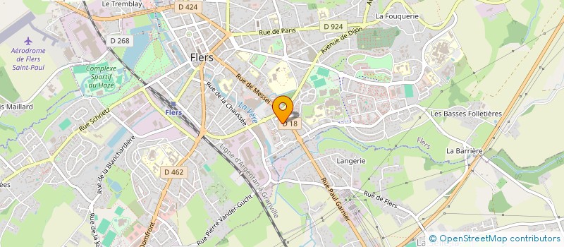 localisation de l'entreprise SCI ST GEORGES DES GROSEILLERS  SAINT-PAIR-SUR-MER