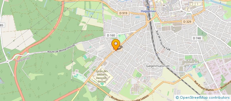 localisation de l'entreprise SCI ST GERARD  HAGUENAU