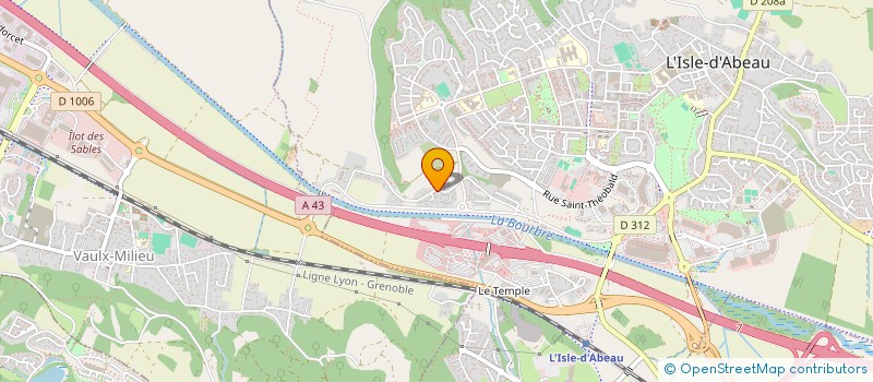 localisation de l'entreprise SCI ST GERMAIN 16  L'ISLE-D'ABEAU