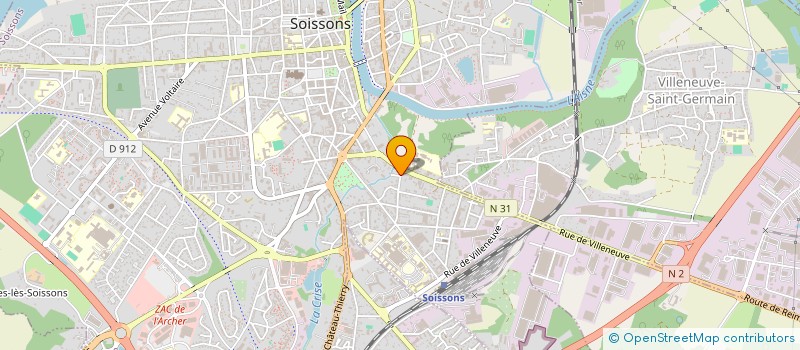 localisation de l'entreprise SCI ST GERMAIN à SOISSONS
