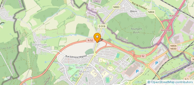 localisation de l'entreprise SCI ST GERMAIN  MONT-SAINT-MARTIN