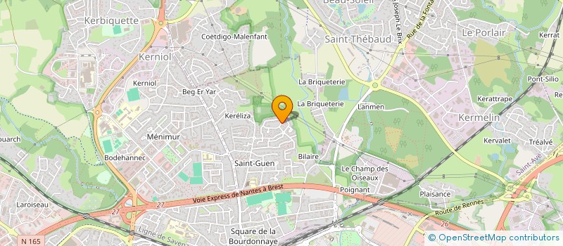 localisation de l'entreprise SCI ST GUEN 2024 à VANNES