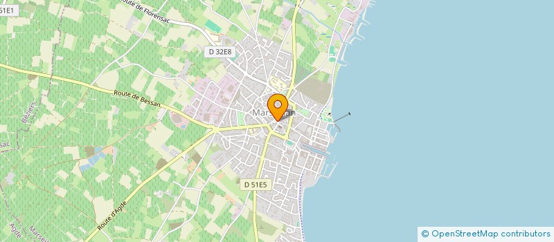 localisation de l'entreprise SCI ST GUILHEM 2 à MARSEILLAN