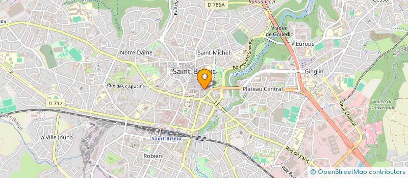 localisation de l'entreprise SCI ST GUILLAUME à SAINT-BRIEUC