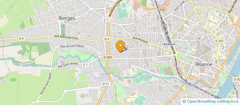 localisation de l'entreprise SCI ST HILAIRE à RIORGES