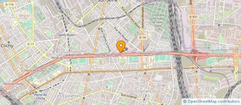 localisation de l'entreprise SCI ST HUBERT  SAINT-OUEN-SUR-SEINE