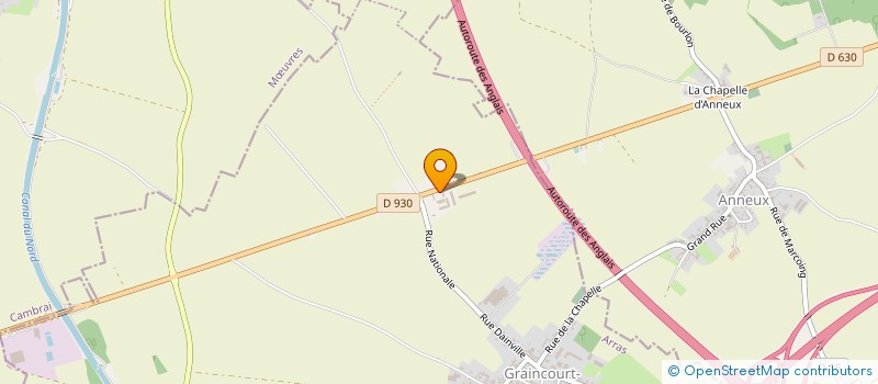 localisation de l'entreprise SCI ST HUBERT  GRAINCOURT-LES-HAVRINCOURT