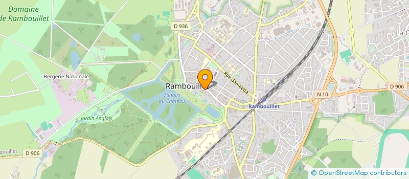 localisation de l'entreprise SCI ST HUBERT  RAMBOUILLET