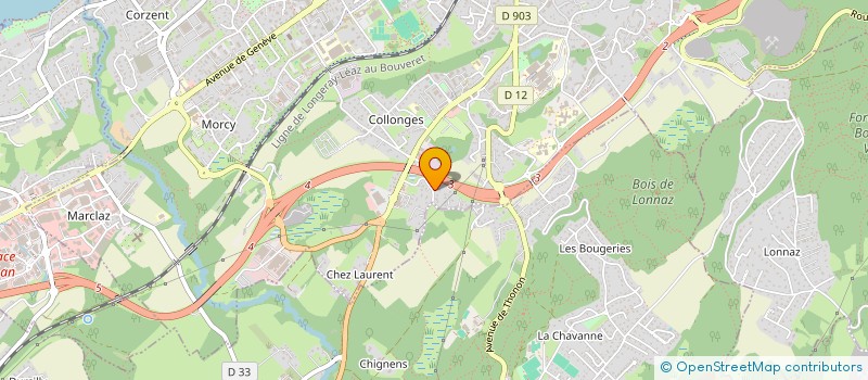 localisation de l'entreprise SCI ST HUGUES à THONON-LES-BAINS