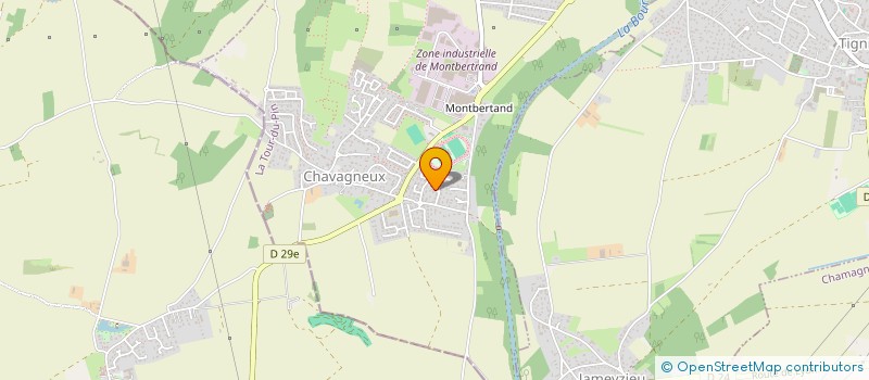 localisation de l'entreprise SCI ST IMMO  CHARVIEU-CHAVAGNEUX