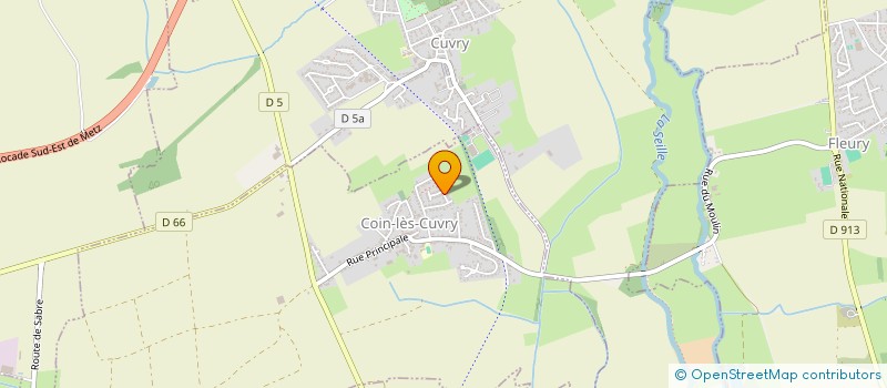 localisation de l'entreprise SCI ST IMMO  COIN-LES-CUVRY