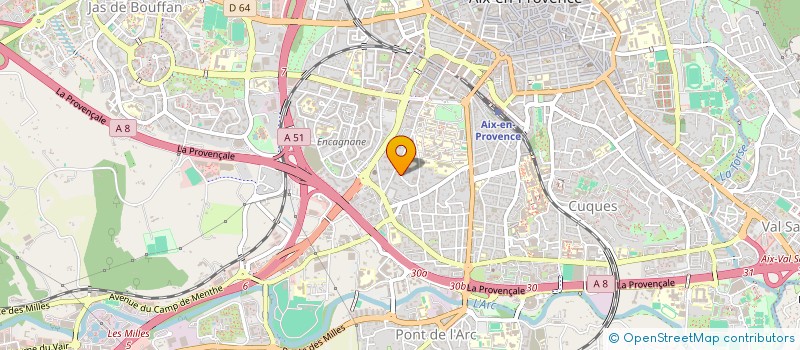 localisation de l'entreprise SCI ST JACQUES à AIX-EN-PROVENCE