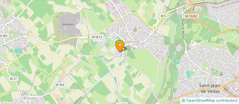 localisation de l'entreprise SCI ST JACQUES  LAVERUNE