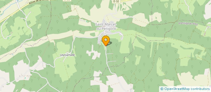 localisation de l'entreprise SCI ST JACQUES  SAINT-MARCEL-DU-PERIGORD