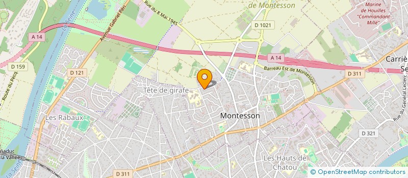 localisation de l'entreprise SCI ST JACQUES 92  MONTESSON