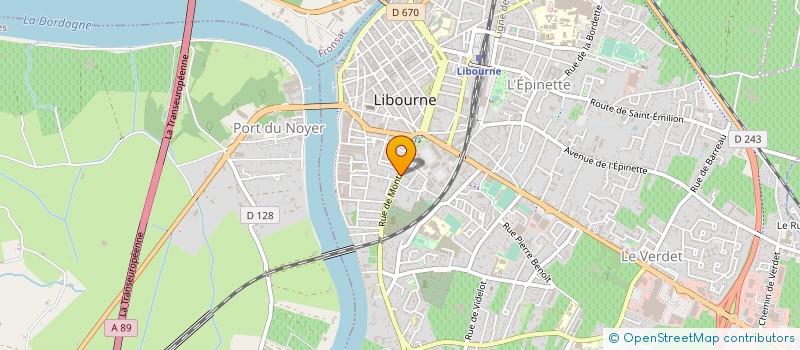 localisation de l'entreprise SCI ST JACQUES FAURE ESTAGER  LIBOURNE